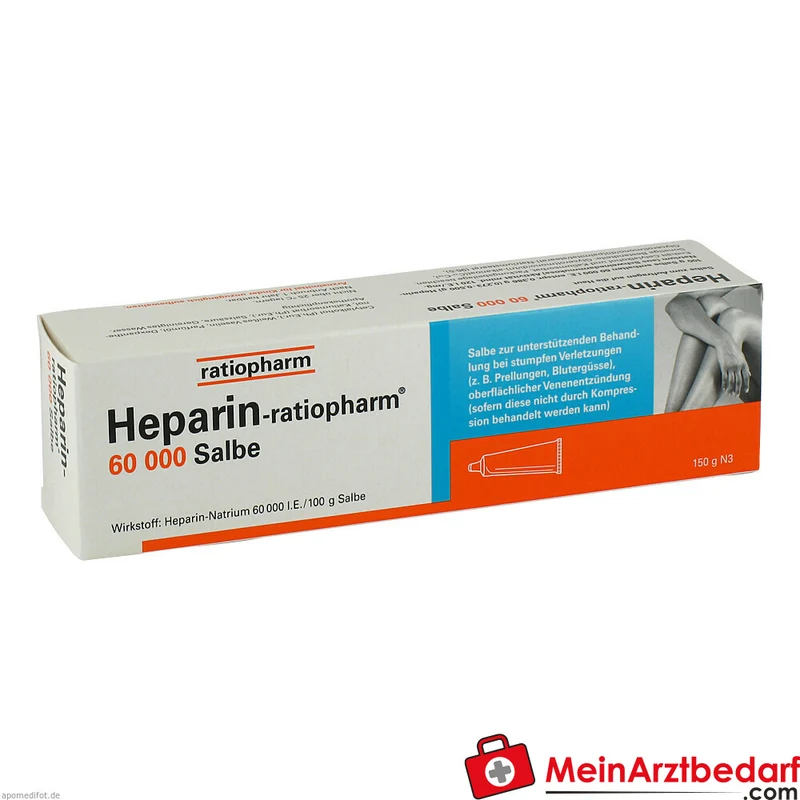 Heparin-ratiopharm 60 000 Salbe Heparin‑Natrium 150 g