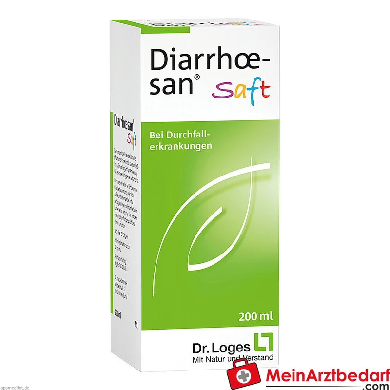 Diarrhoesan Saft 3200 mg Apfelpektin + 2500 mg Kamillenblüten‑Fluidextrakt 200 ml