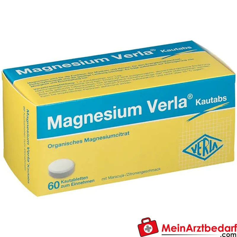 Magnesium Verla Magnesiumcitrat 150 mg Kautabletten 60 Stück