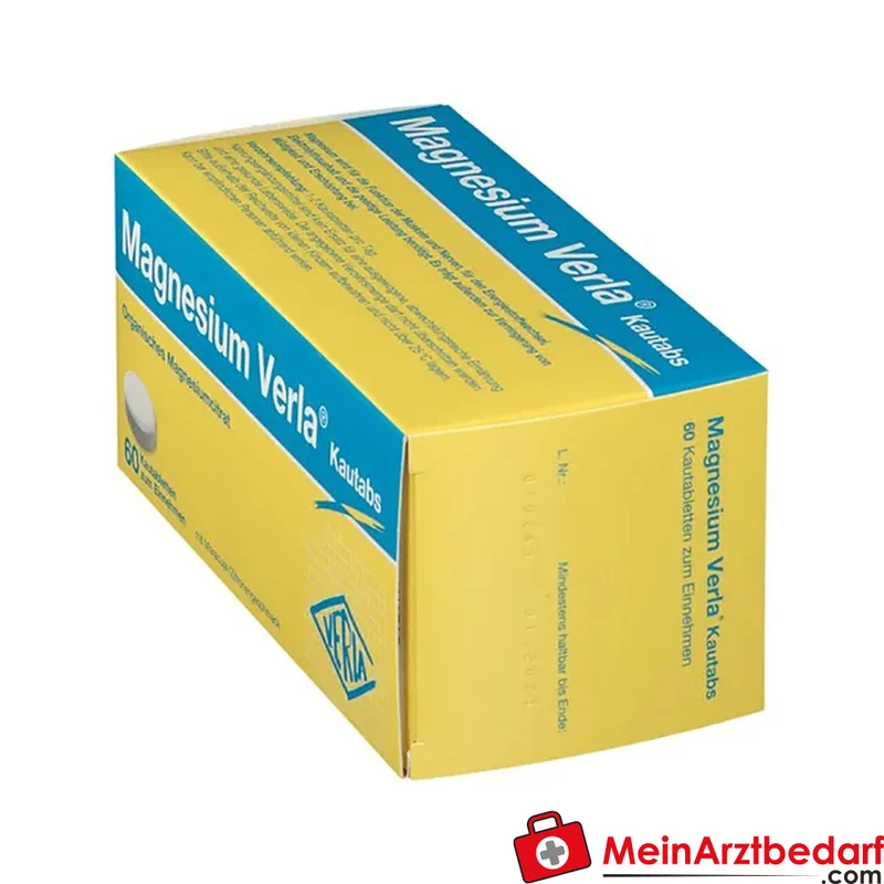 Magnesium Verla Magnesiumcitrat 150 mg Kautabletten 60 Stück
