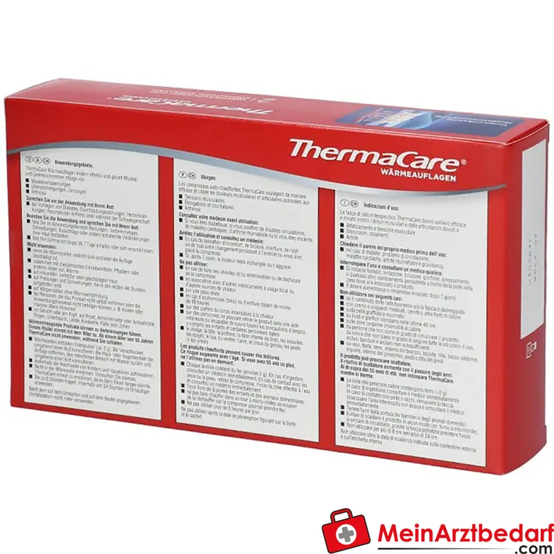 ThermaCare Wärmeauflagen für größere Schmerzbereiche 8 Std. Tiefenwärme Wärmepflaster 2 Stück