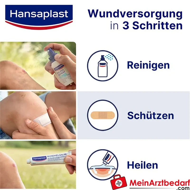 Hansaplast Sensitive XXL steriler Wundverband 8 x 10 cm, 5 Stück