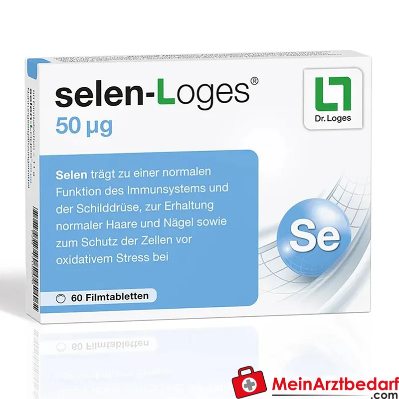 selen-Loges 50 µg Natriumselenit Filmtabletten 60 Stück