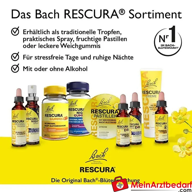 Bach RESCURA Creme 30 ml homöopathische Bach-Blüten für trockene Haut