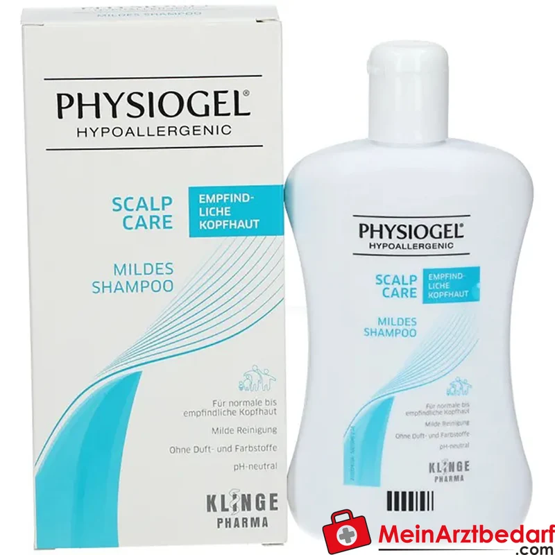PHYSIOGEL Scalp Care Mildes Shampoo 250 ml für empfindliche Kopfhaut