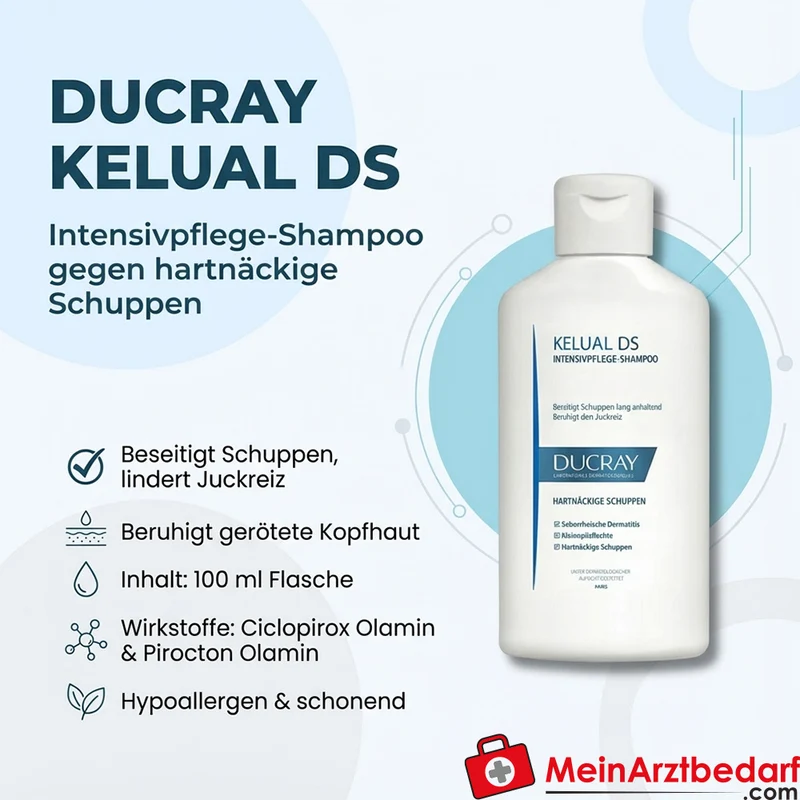 DUCRAY KELUAL DS Shampoo Ciclopirox Olamin und Pirocton Olamin 100 ml