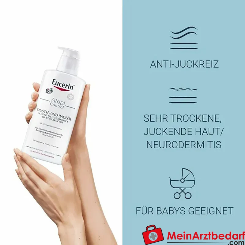 Eucerin AtopiControl Dusch- und Badeöl 400 ml parfümfrei