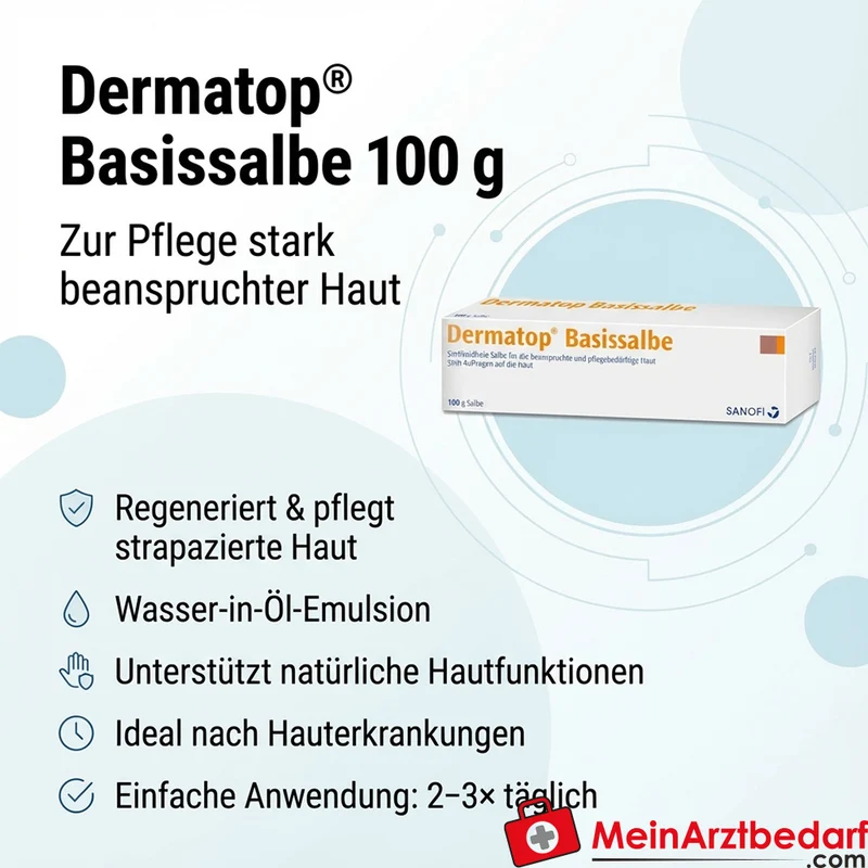 Dermatop Basissalbe Salbe (Wasser-in-Öl-Emulsion) 100 g