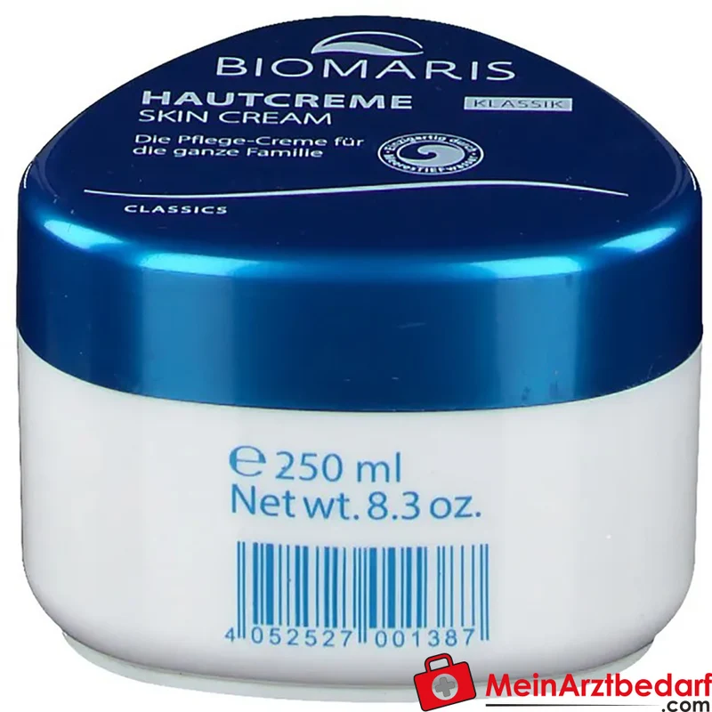 BIOMARIS Hautcreme Pocket stark fettend mit MeeresTIEFwasser Creme 250 ml