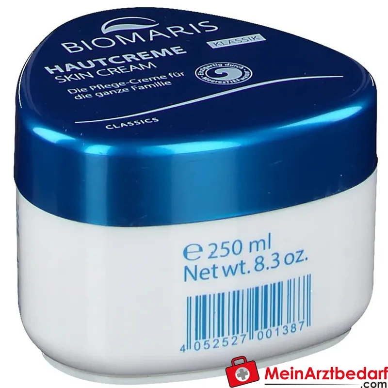 BIOMARIS Hautcreme Pocket stark fettend mit MeeresTIEFwasser Creme 250 ml
