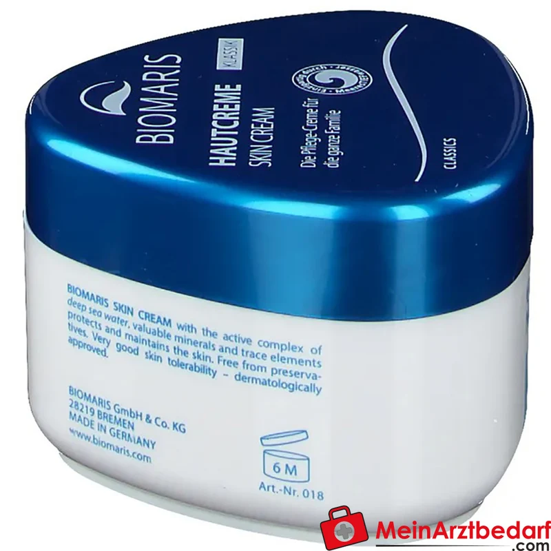 BIOMARIS Hautcreme Pocket stark fettend mit MeeresTIEFwasser Creme 250 ml