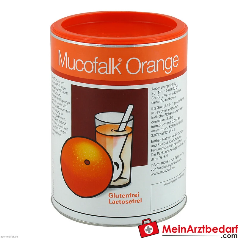 Mucofalk Orange 3250 mg Flohsamenschalen Pulver zum Einrühren 300 g