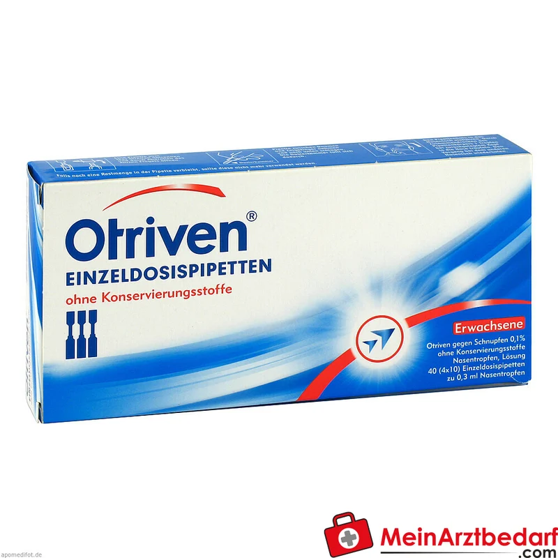 Otriven gegen Schnupfen Nasentropfen 0,1% (Xylometazolin) 40 x 0,3 ml