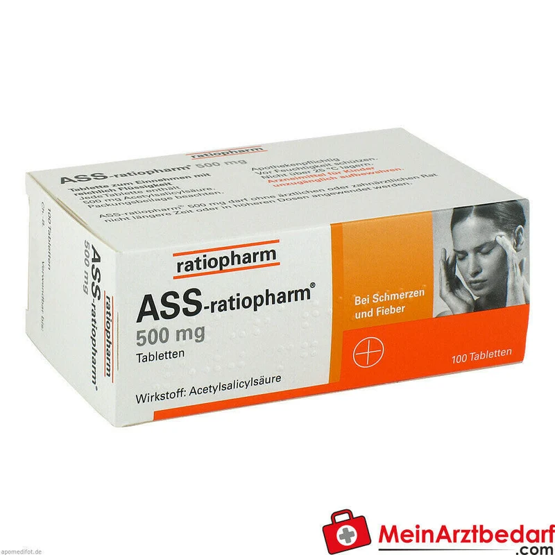 ASS-ratiopharm 500 mg Tabletten 20 Stück