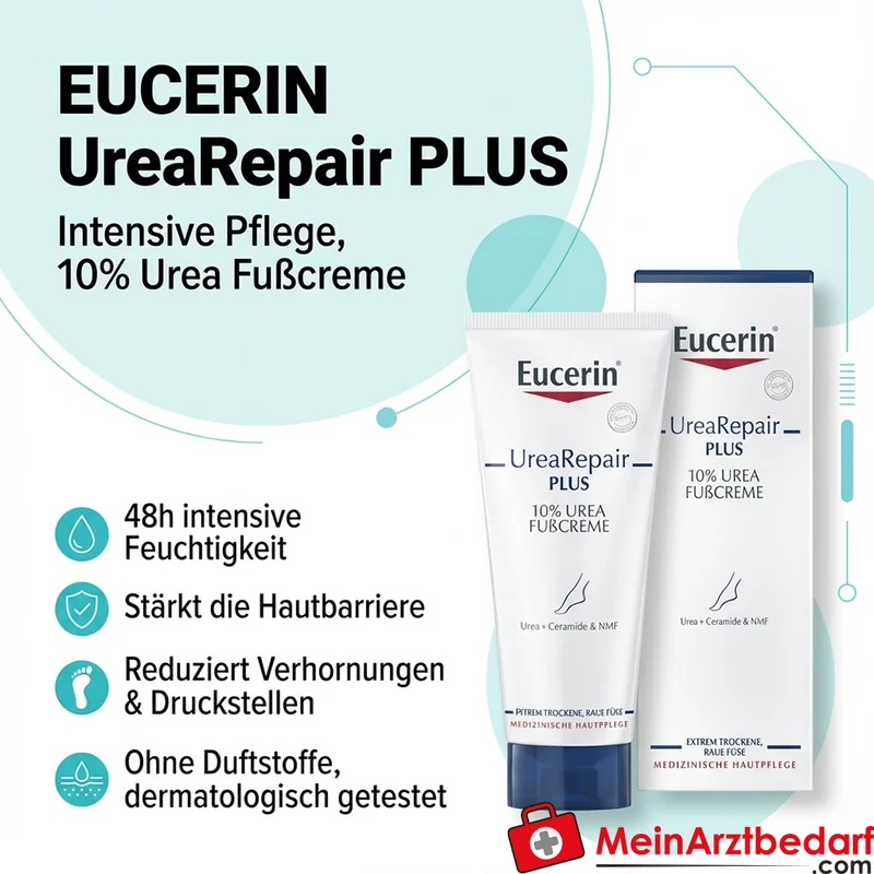 Eucerin UreaRepair PLUS Fußcreme 10% Urea 100 ml