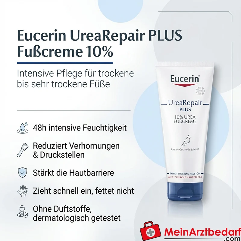 Eucerin UreaRepair PLUS Fußcreme 10% Urea 100 ml