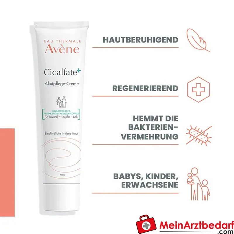 Avène Cicalfate+ Akutpflege-Creme C+-Restore postbiotisch 40 ml