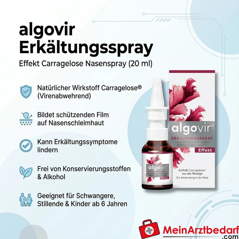 algovir Erkältungsspray Effekt Carragelose Nasenspray 20 ml