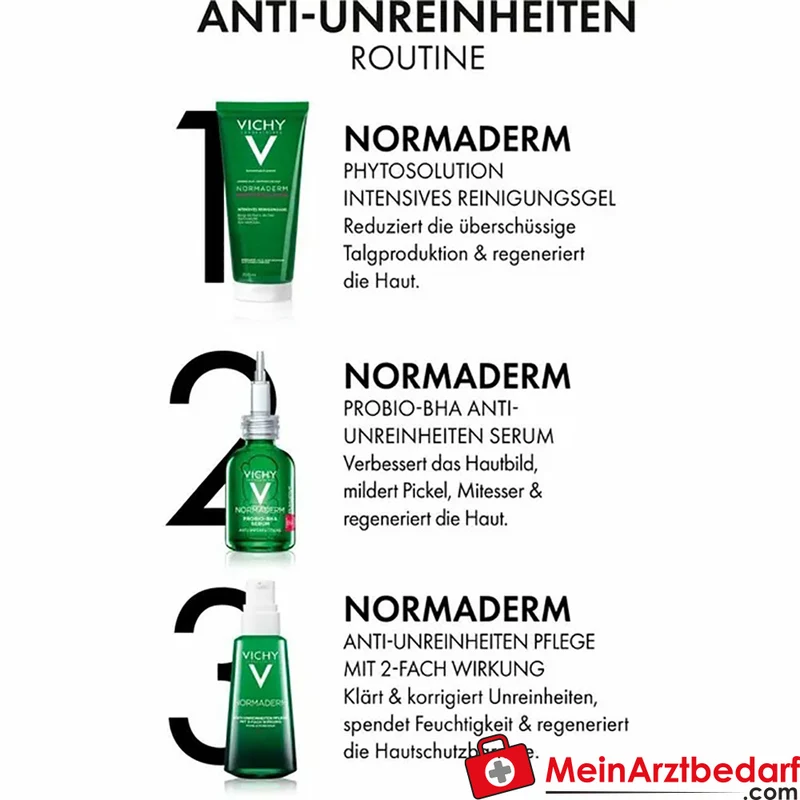 VICHY Normaderm Phytosolution Intensiv-Reinigungsgel Salicylsäure & Zink 200 ml