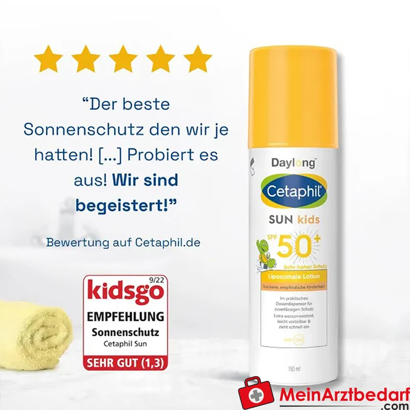 CETAPHIL Sun Kids Liposomale Lotion SPF 50+ für Baby- und Kinderhaut 150 ml