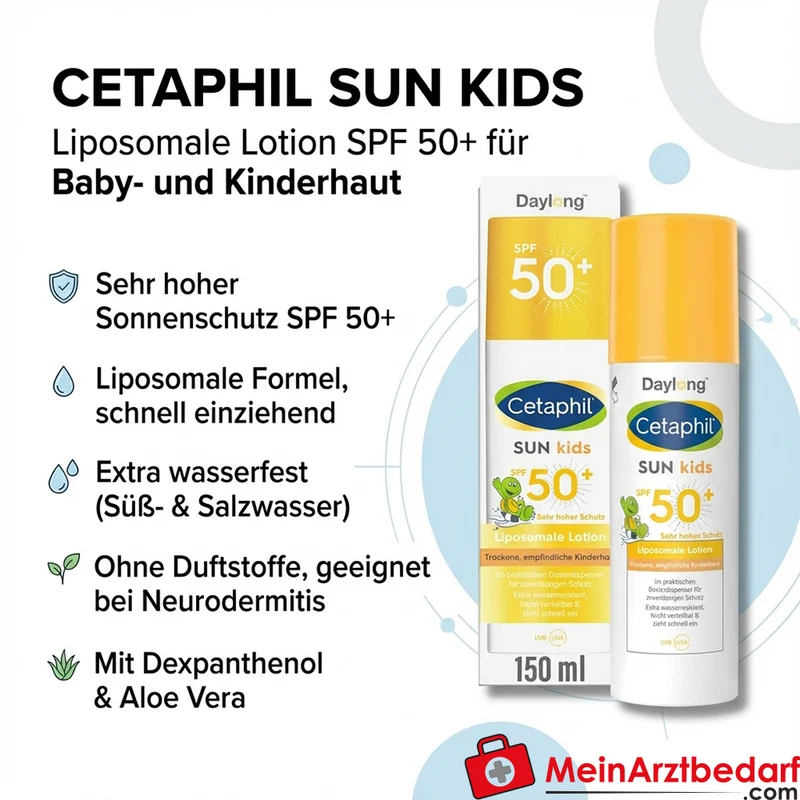 CETAPHIL Sun Kids Liposomale Lotion SPF 50+ für Baby- und Kinderhaut 150 ml