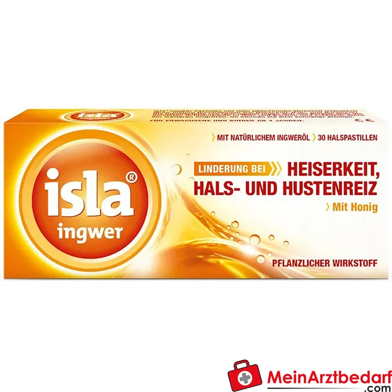 isla ingwer Pastillen 80 mg Isländisches Moos-Extrakt Lutschpastillen 30 Stück