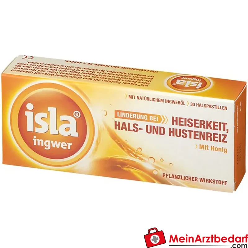 isla ingwer Pastillen 80 mg Isländisches Moos-Extrakt Lutschpastillen 30 Stück