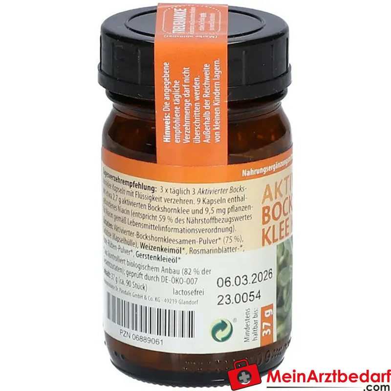 Dr. Pandalis Aktivierter Bockshornklee 300 mg Kapseln 90 Stück