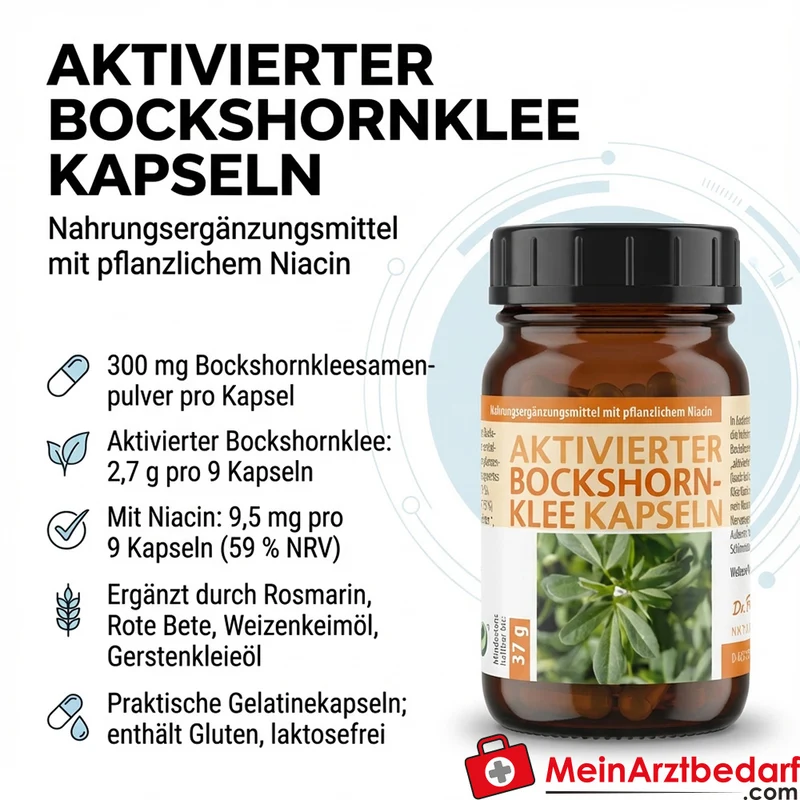 Dr. Pandalis Aktivierter Bockshornklee 300 mg Kapseln 90 Stück