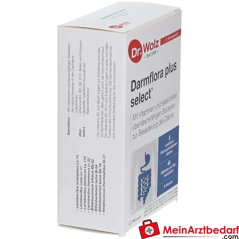 Dr. Wolz Darmflora plus® select Probiotikum 48 Mrd. KBE Kapseln 80 St.