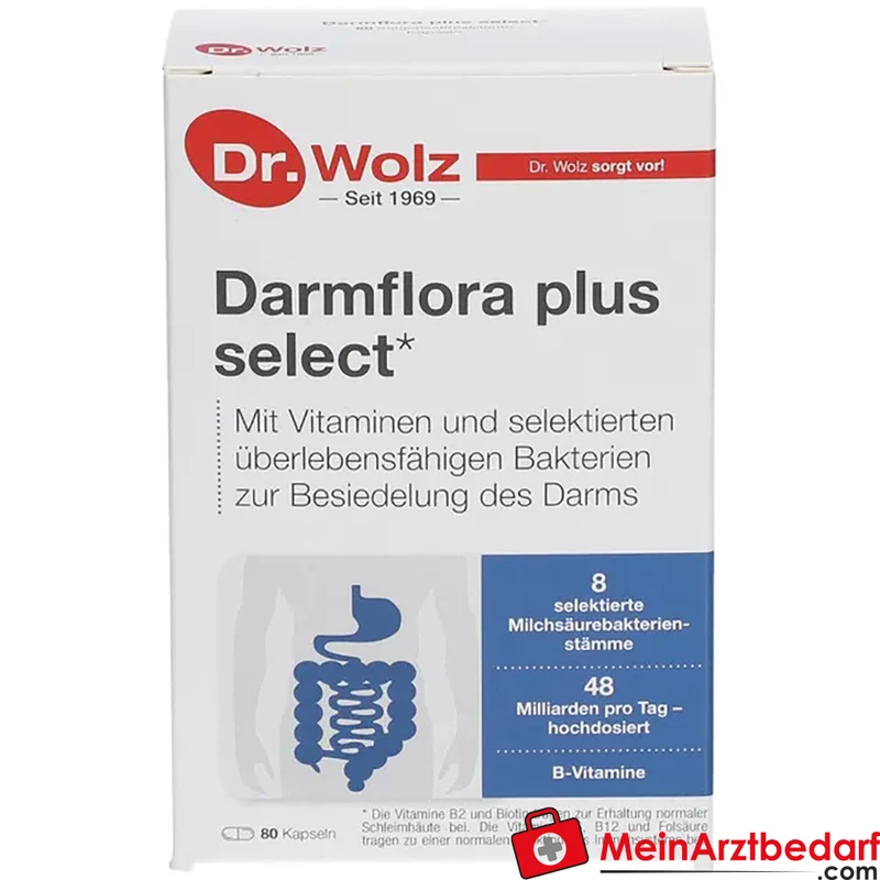Dr. Wolz Darmflora plus® select Probiotikum 48 Mrd. KBE Kapseln 80 St.