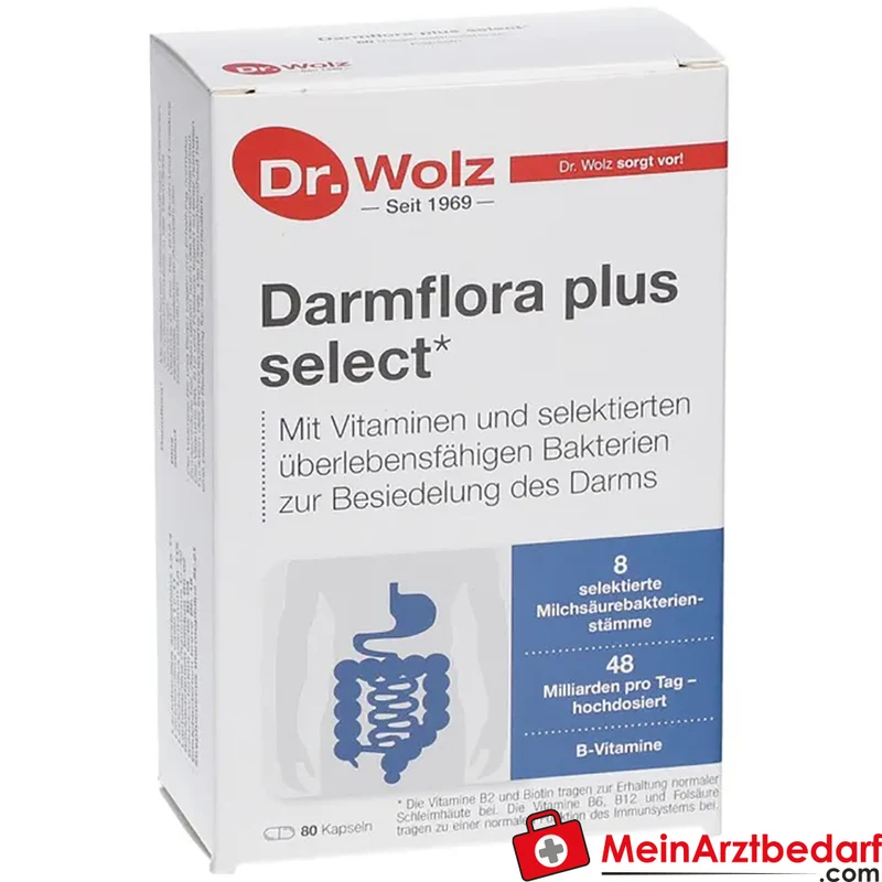 Dr. Wolz Darmflora plus® select Probiotikum 48 Mrd. KBE Kapseln 80 St.