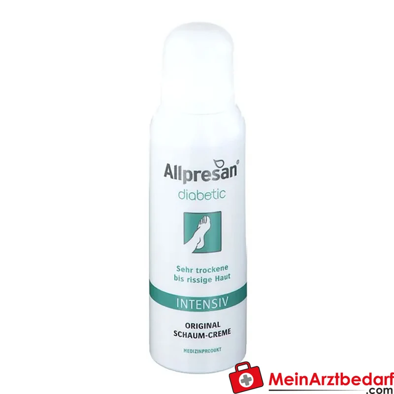 Allpresan Diabetic Intensiv Schaum-Creme 10% Urea 125 ml