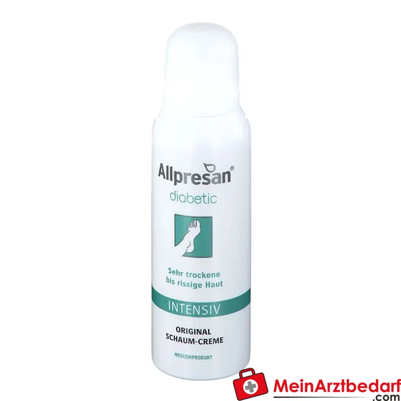 Allpresan Diabetic Intensiv Schaum-Creme 10% Urea 125 ml