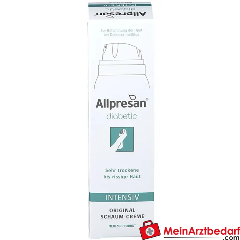 Allpresan Diabetic Intensiv Schaum-Creme 10% Urea 125 ml