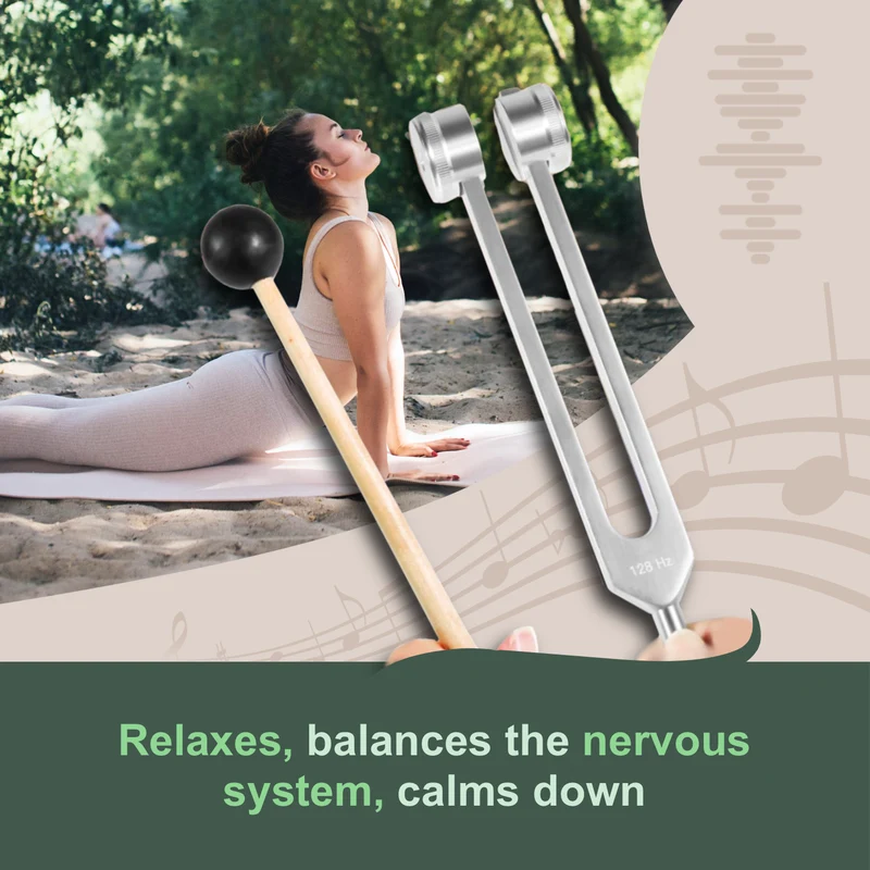 Stimmgabel 128Hz für Vibrations Therapie