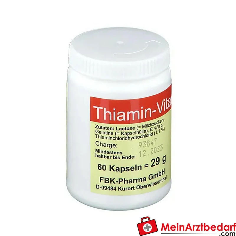 Thiamin Vitamin B1 4 mg Kapseln 60 Stück