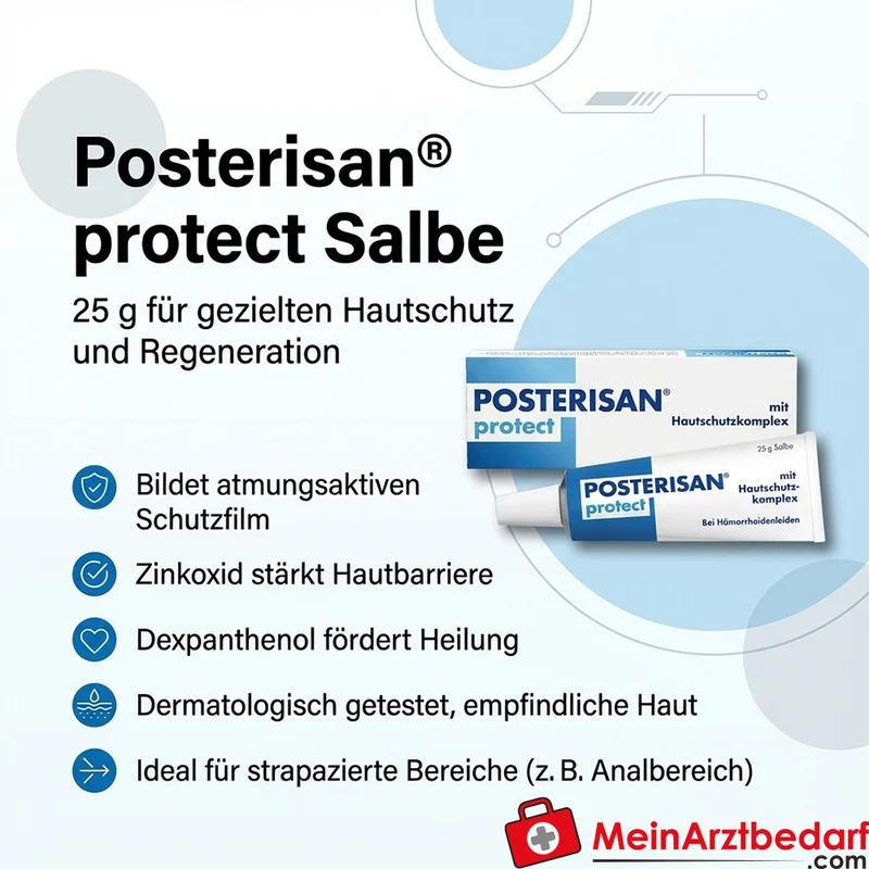 Posterisan protect Salbe Zinkoxid und Dexpanthenol 25 g