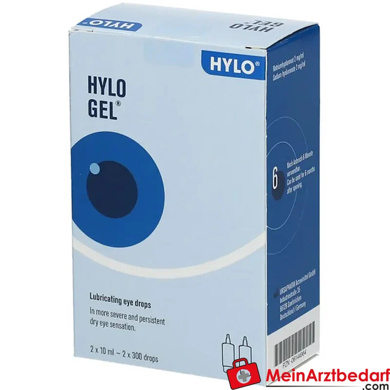 HYLO®-GEL Hyaluronsäure 0,2% Augentropfen 20 ml