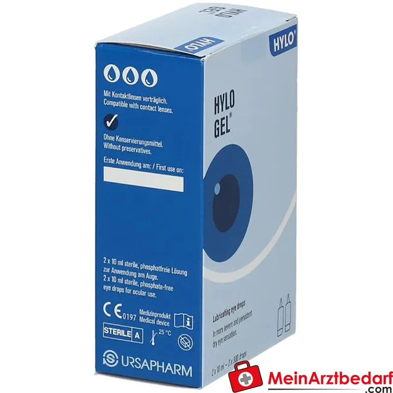 HYLO®-GEL Hyaluronsäure 0,2% Augentropfen 20 ml