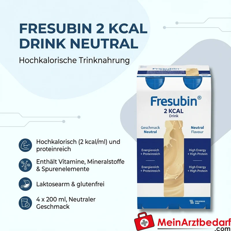 Fresubin 2 kcal/ml Trinknahrung Neutral 4 x 200 ml