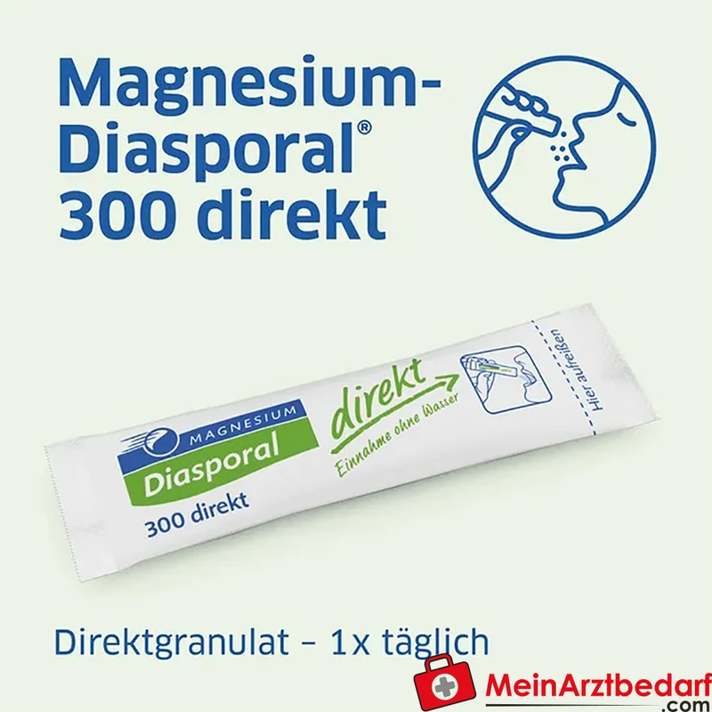 Diasporal Magnesium 300 mg Direktgranulat Sticks Zitrone 50 Stück