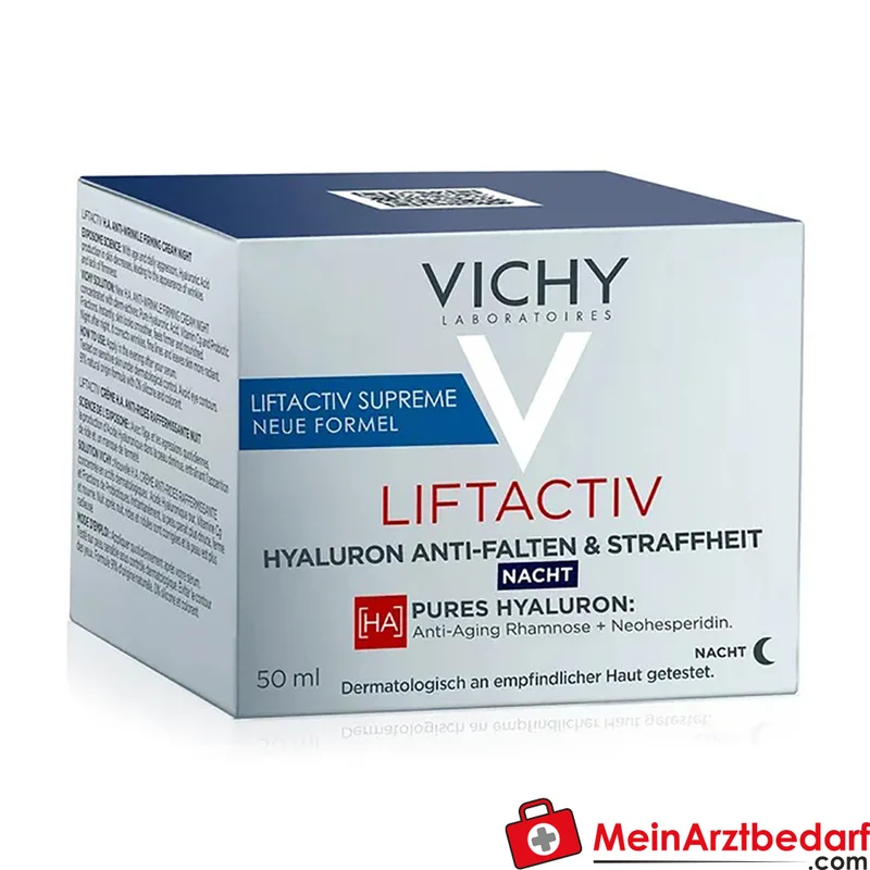 Vichy Liftactiv Hyaluron Anti-Falten Nachtcreme mit Hyaluronsäure 50 ml