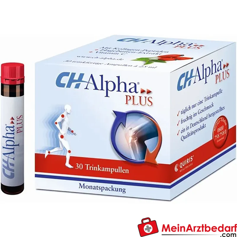 CH-Alpha PLUS Gelenk-Kollagen 5.000 mg Trinkampullen 30 Stück