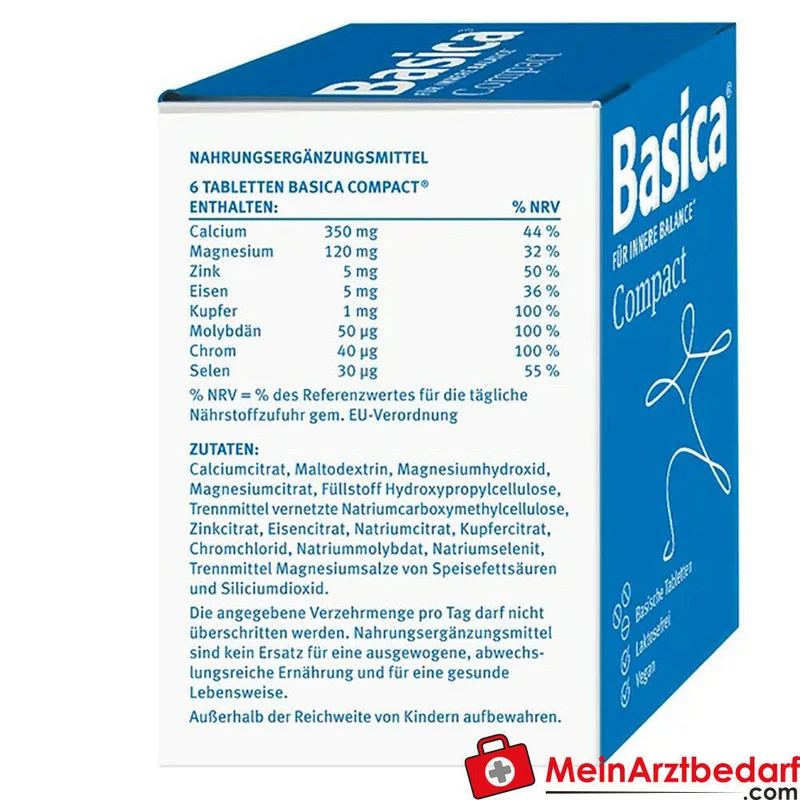 Basica Compact basische Tabletten mit Mineralstoffen und Spurenelementen 360 St.