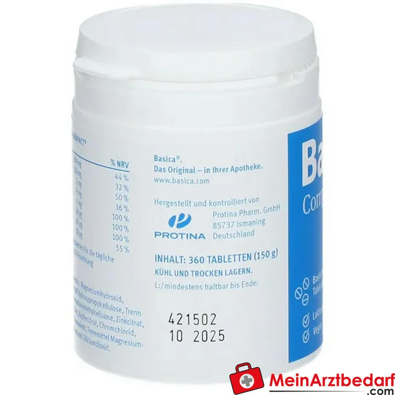 Basica Compact basische Tabletten mit Mineralstoffen und Spurenelementen 360 St.