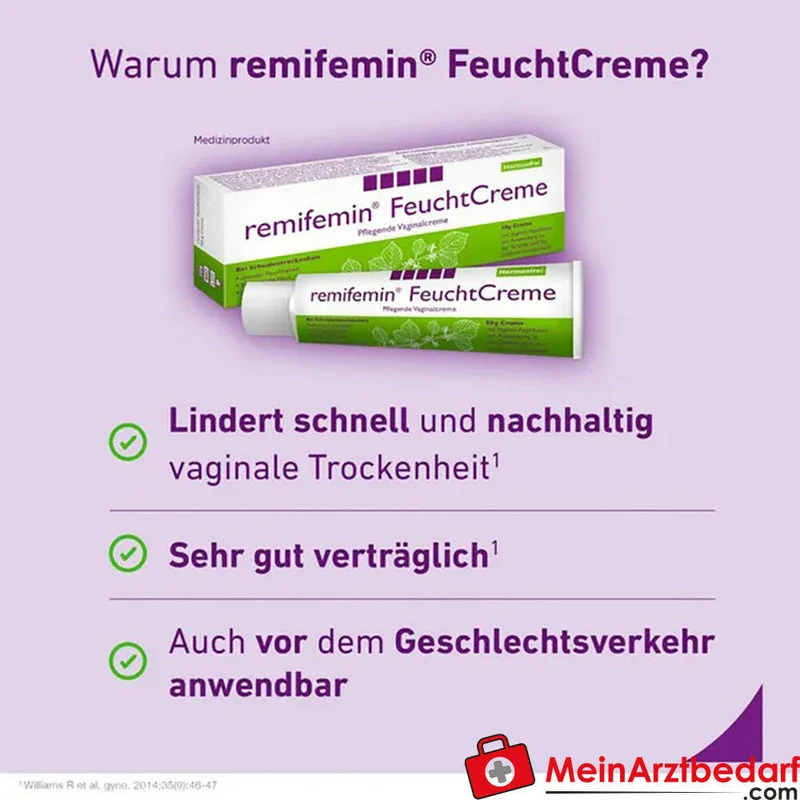Remifemin FeuchtCreme Natrium DL-lactat Milchsäure Creme 50 Stück