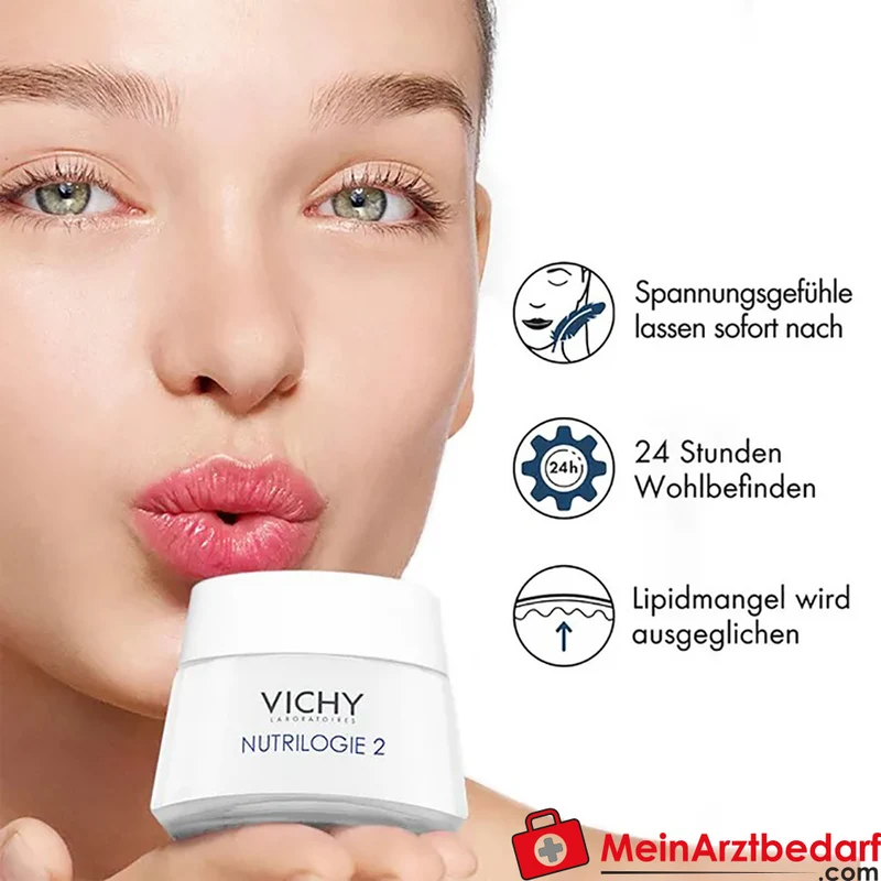 VICHY Nutrilogie 2 Gesichtscreme für sehr trockene Haut 50 ml