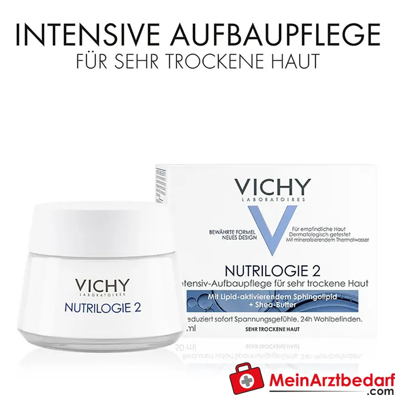 VICHY Nutrilogie 2 Gesichtscreme für sehr trockene Haut 50 ml