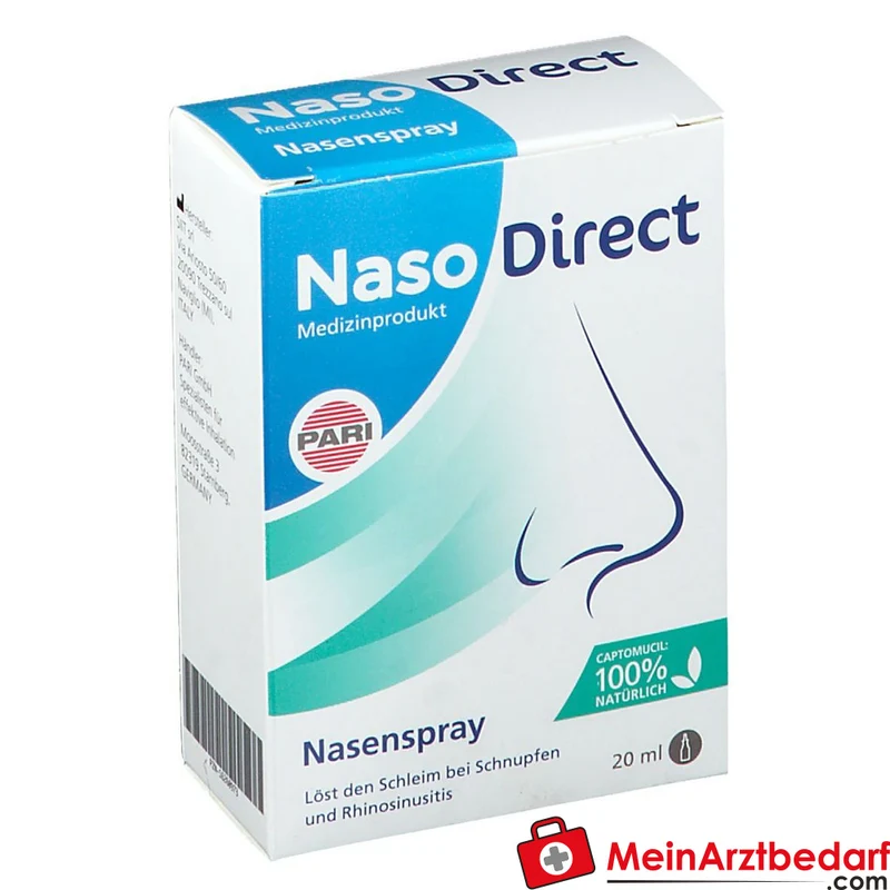 NasoDirect Nasenspray Dexpanthenol, Poliglusam, Natriumchlorid 20 ml